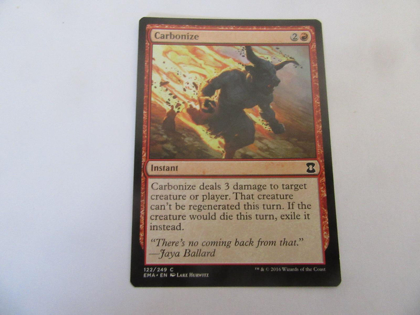 Carbonize 122 Eternal Masters NM