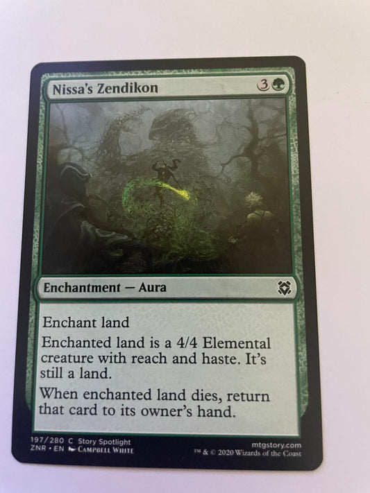 Nissa's Zendikon 197 Common Zendikar Rising Magic: The Gathering Near Mint