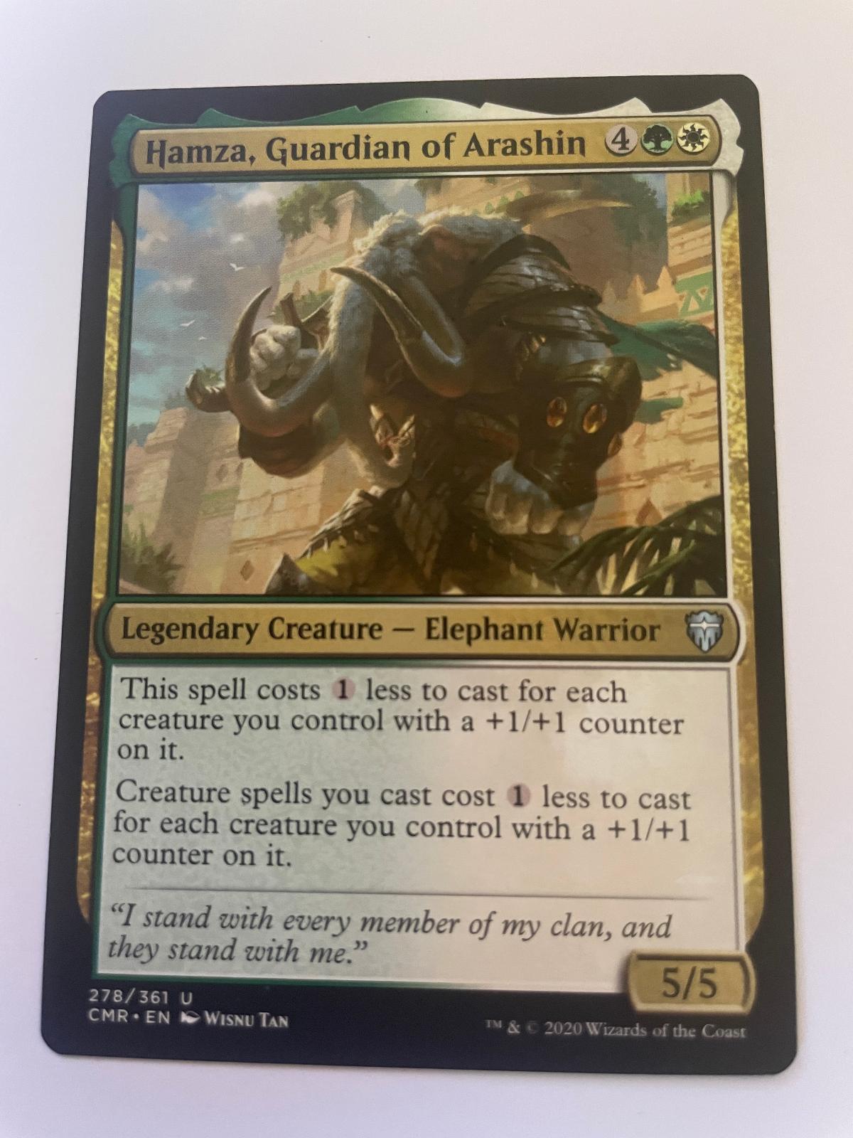 Hamza, Guardian of Arashin 278 Commander Legends Magic: The Gathering NM