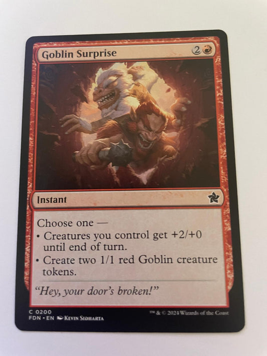 Goblin Surprise 200 Common Foundations Magic: The Gathering Near Mint