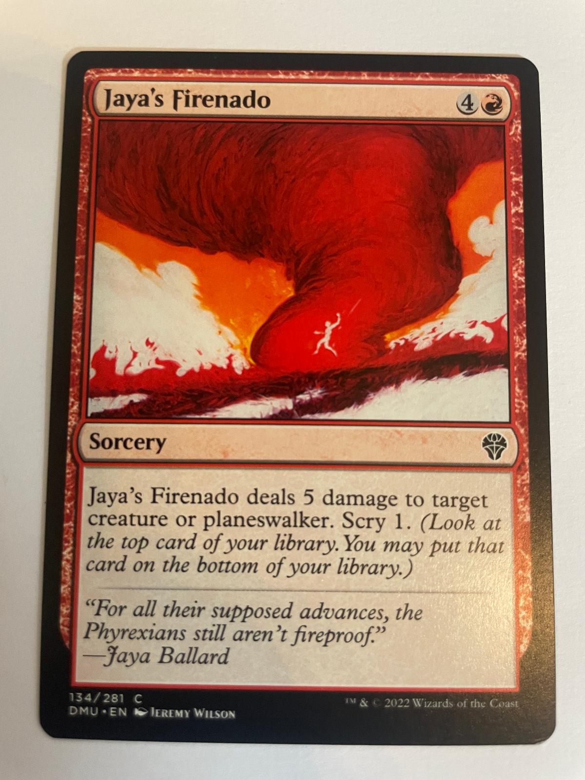 Jaya's Firenado 134 Dominaria United NM