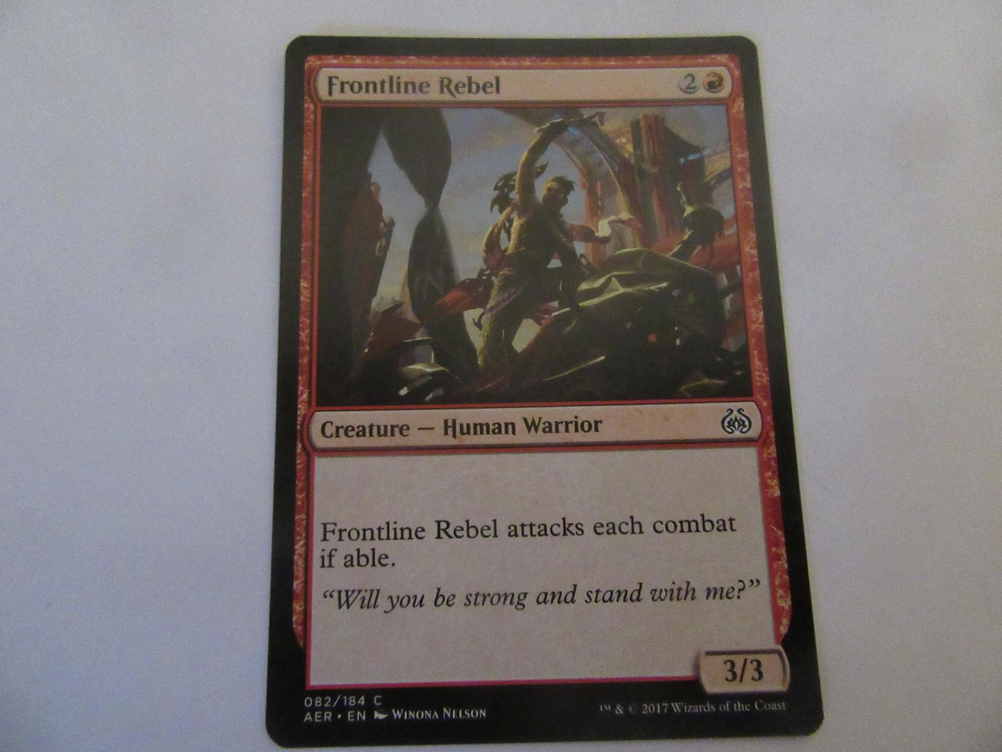 Frontline Rebel 82 Aether Revolt NM