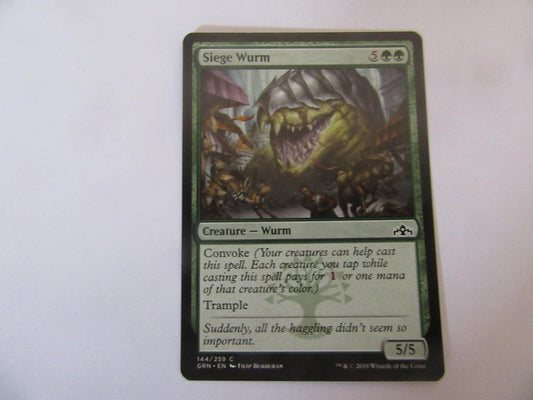 Siege Wurm 144 Guilds of Ravnica NM