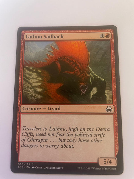 Lathnu Sailback 89 Common Aether Revolt Magic: The Gathering Near Mint
