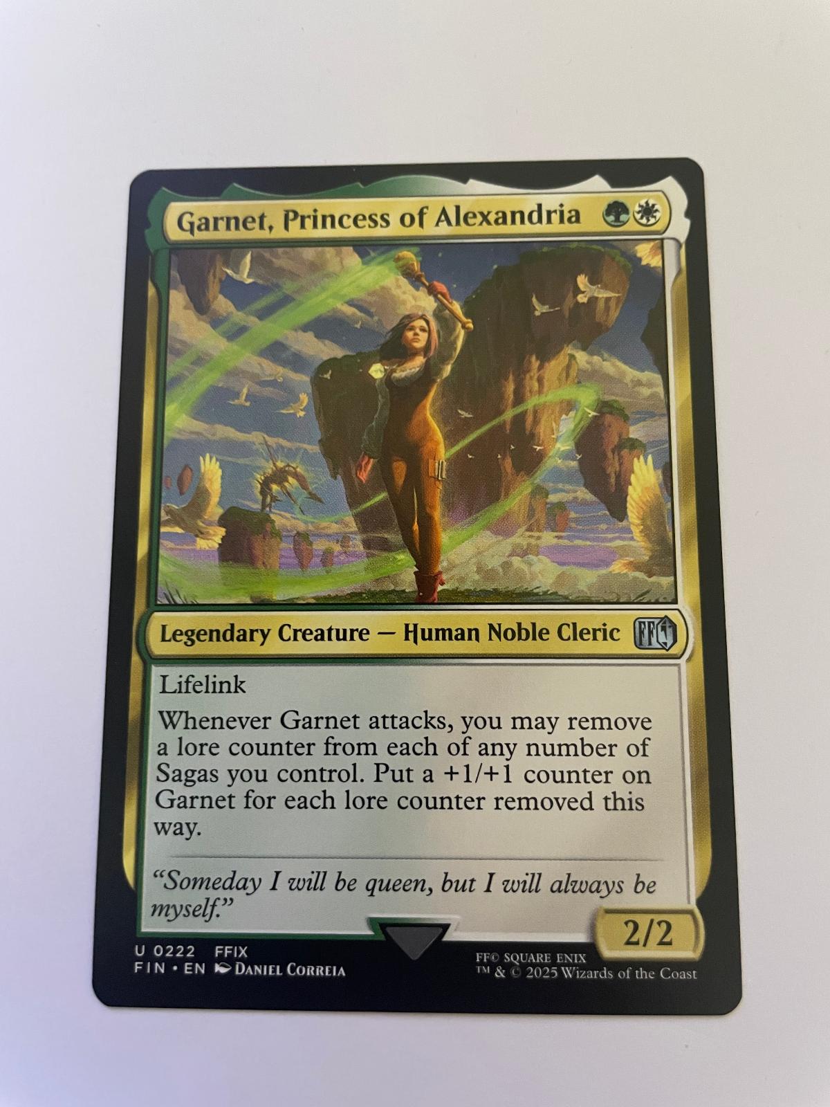 Garnet, Princess of Alexandria 222 FINAL FANTASY Magic: The Gathering NM