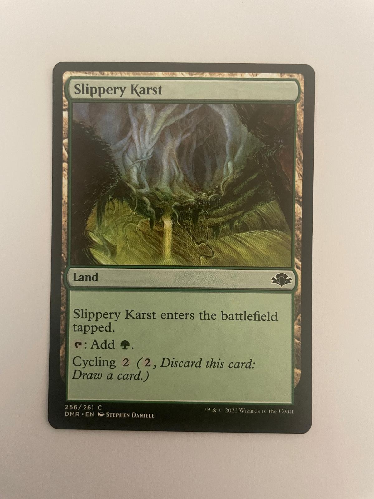 Slippery Karst 256 Dominaria Remastered DMR NM