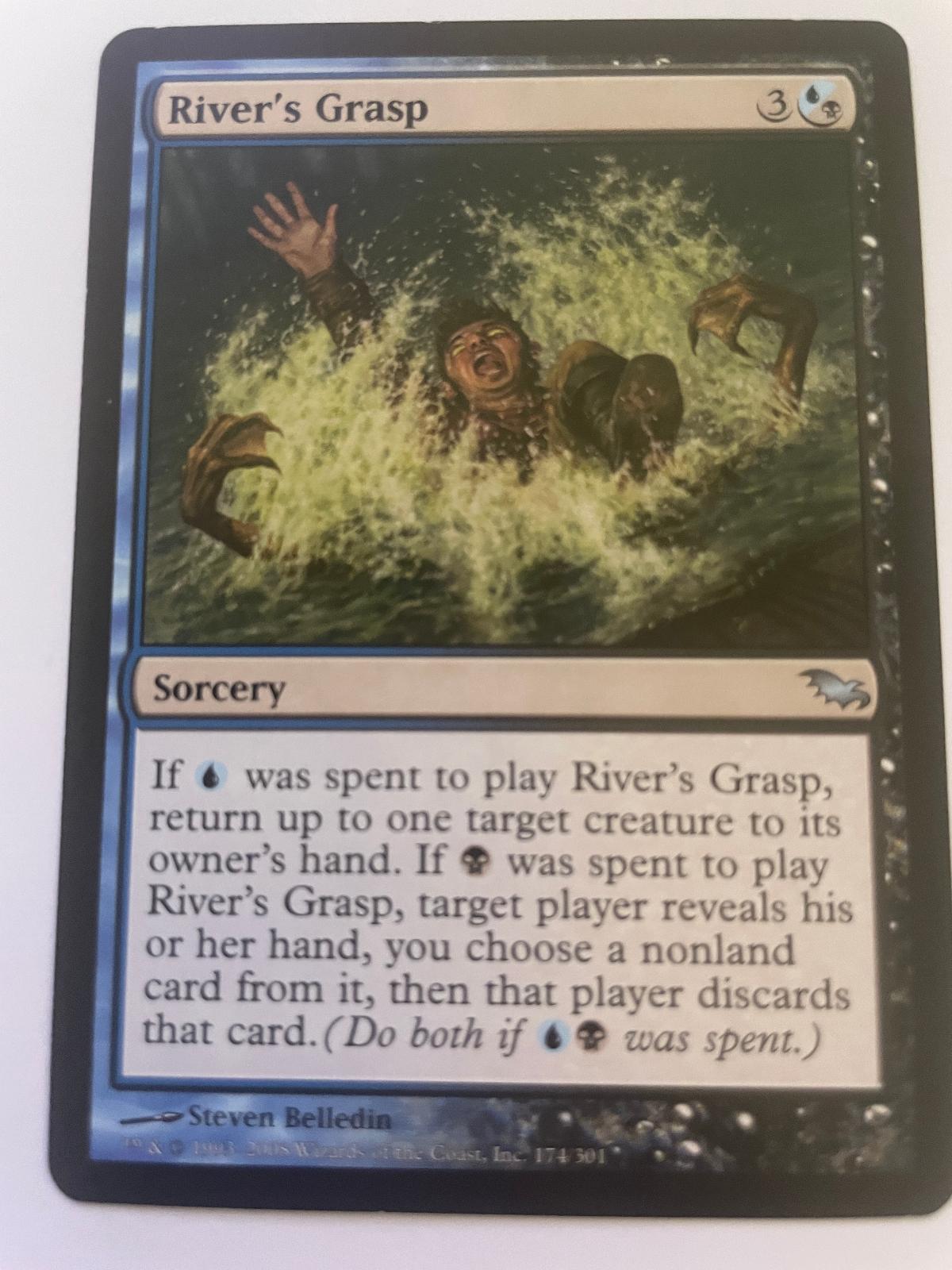 River's Grasp 174 Uncommon Shadowmoor Magic: The Gathering Near Mint