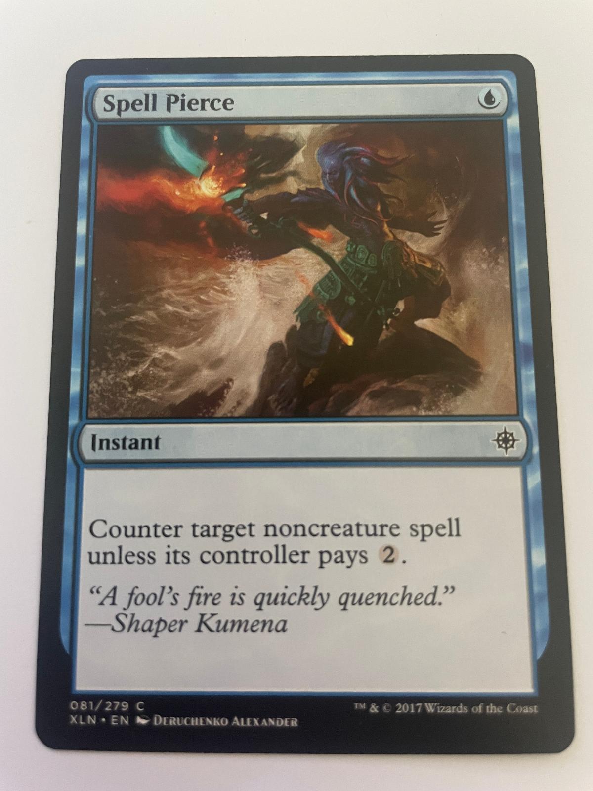 Spell Pierce 81 Common Ixalan Magic: The Gathering Near Mint
