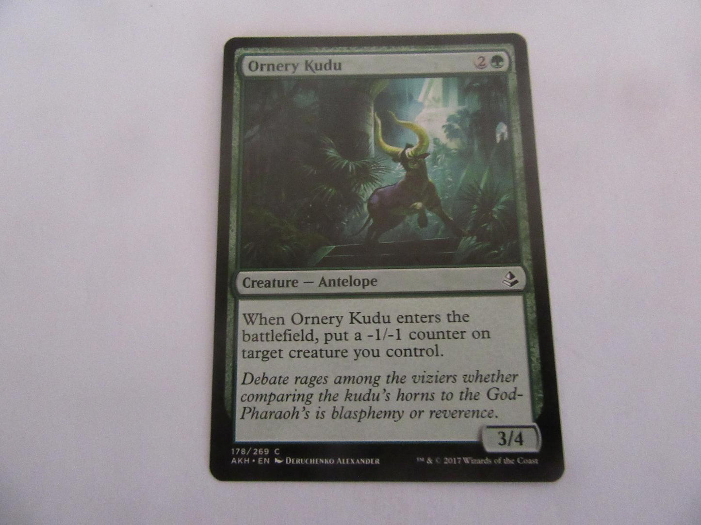 Ornery Kudu 178 Amonkhet NM