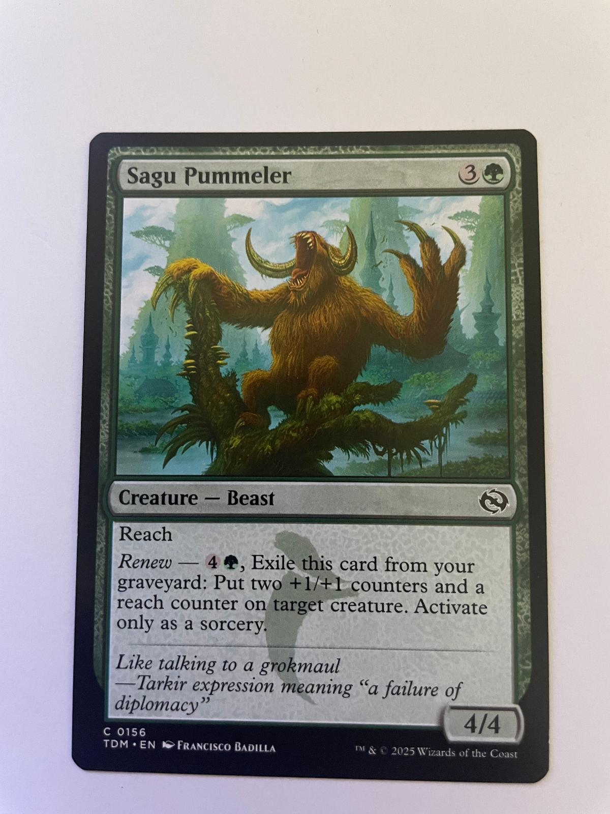 Sagu Pummeler 156 Common Tarkir: Dragonstorm Magic: The Gathering Near Mint