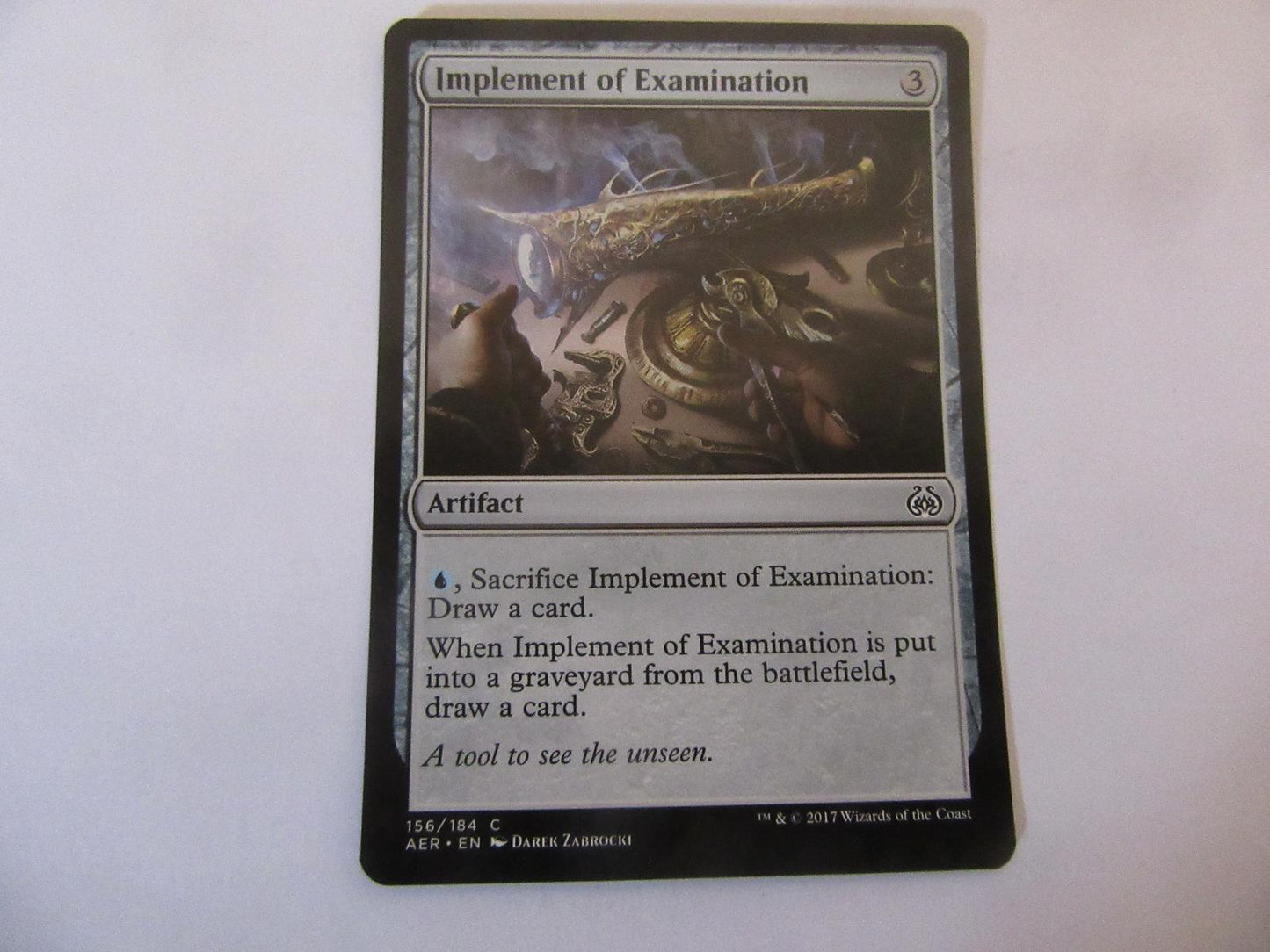 Implement of Examination 156 Aether Revolt NM