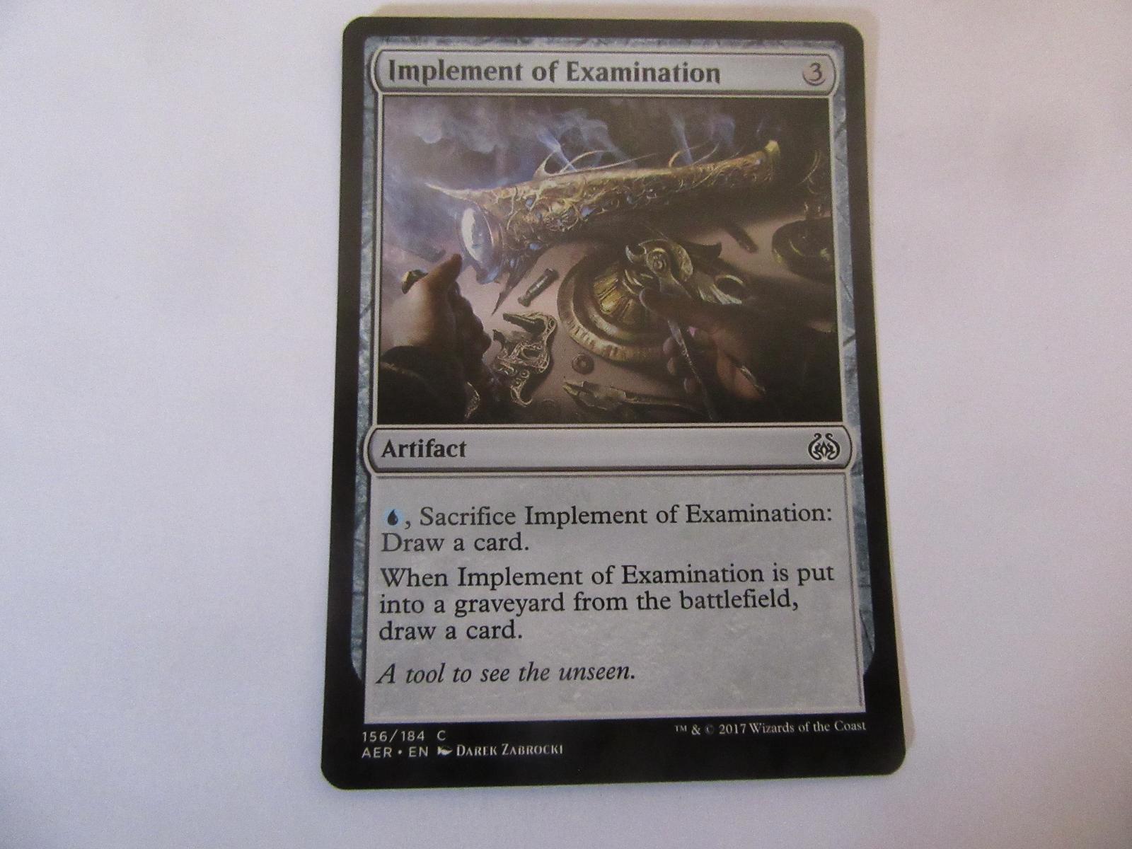 Implement of Examination 156 Aether Revolt NM