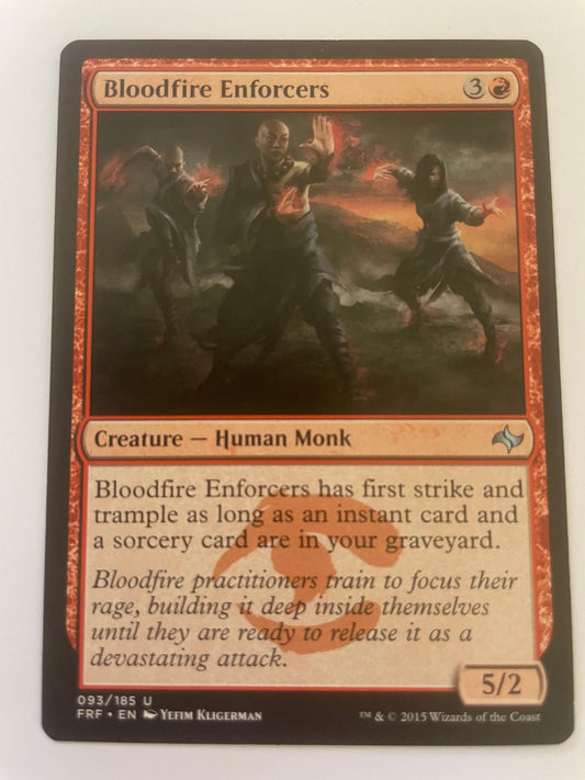 Bloodfire Enforcers 93 Uncommon Fate Reforged Magic: The Gathering Near Mint