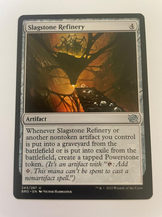 Slagstone Refinery 243 Uncommon The Brothers' War Magic: The Gathering Near Mint