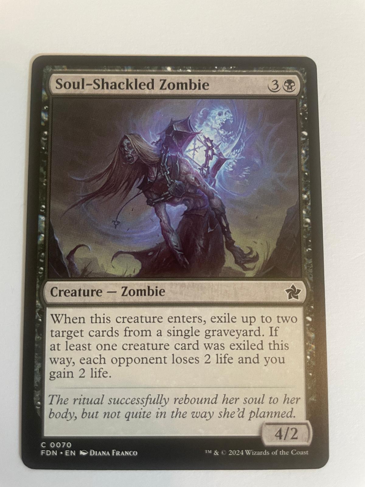 Soul-Shackled Zombie 70 Foundations FDN NM