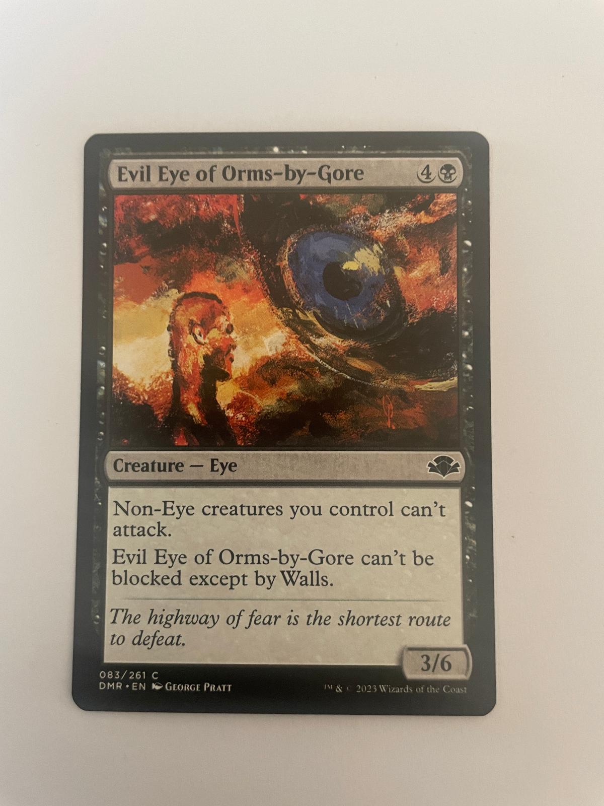 Evil Eye of Orms-by-Gore 83 Dominaria Remastered DMR NM