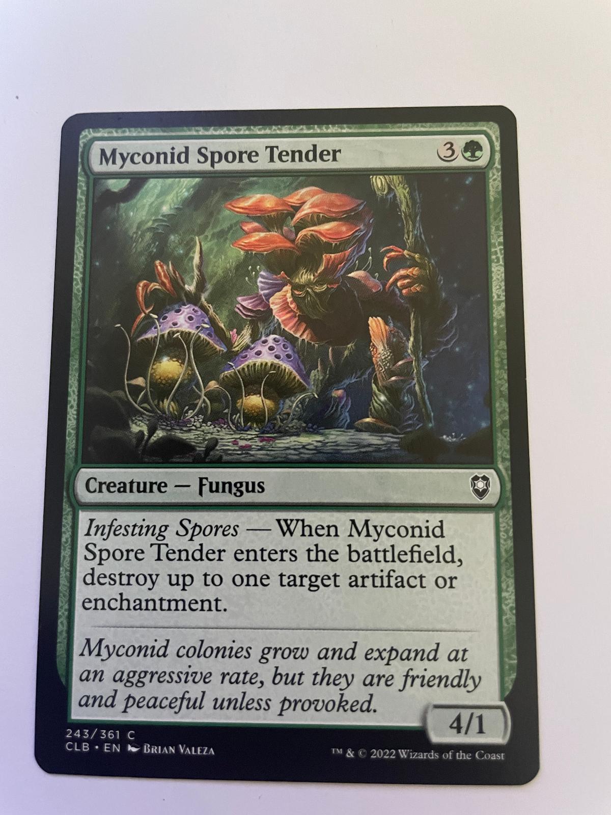 Myconid Spore Tender 243 Commander Legends: Battle for Baldur's Gate NM