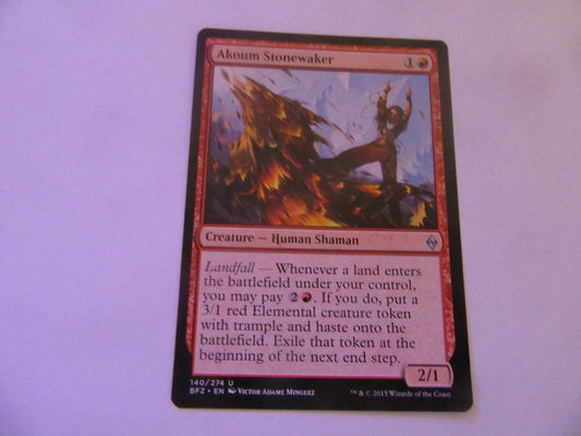 Akoum Stonewaker 140 Battle for Zendikar NM