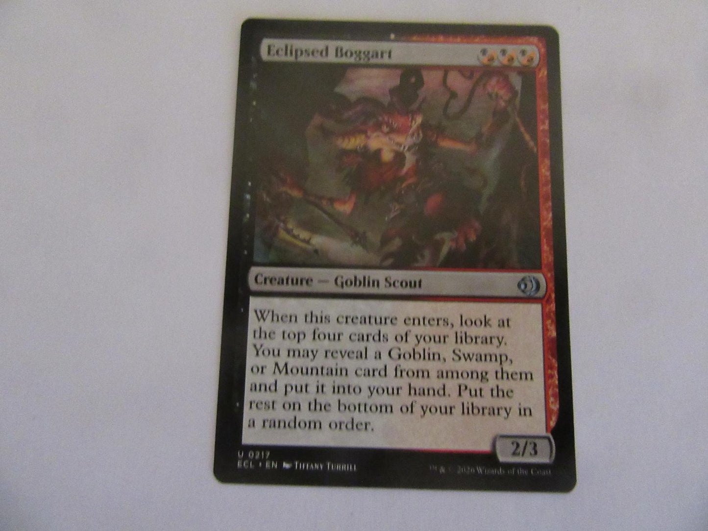 Eclipsed Boggart 217 Lorwyn Eclipsed ECL NM
