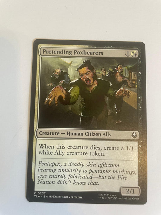 Pretending Poxbearers 237 Avatar: The Last Airbender NM
