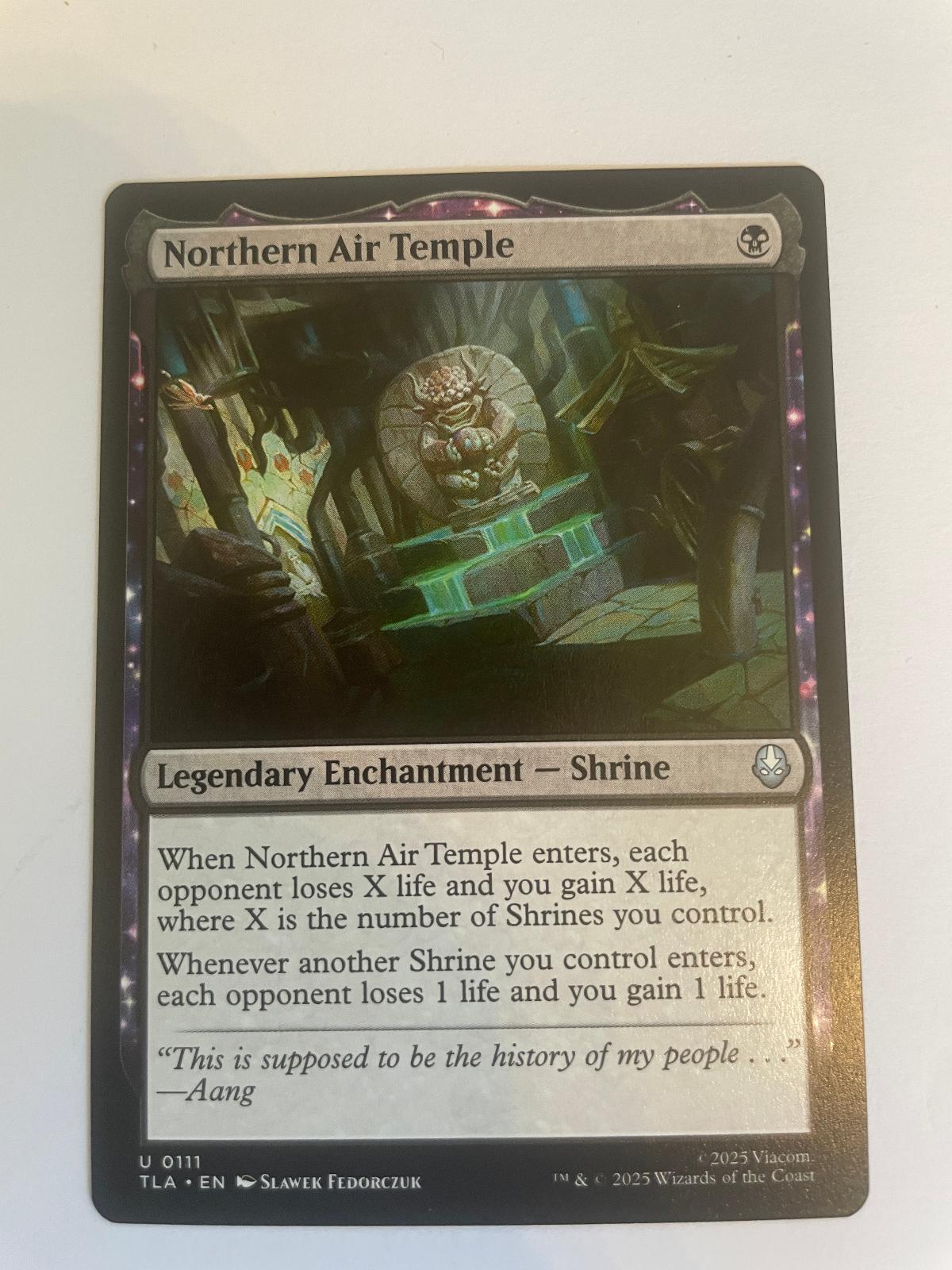 Northern Air Temple 111 Avatar: The Last Airbender NM