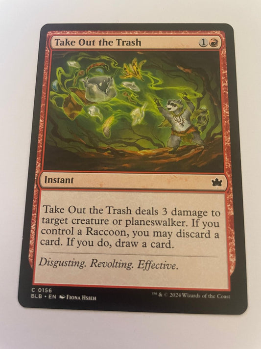Take Out the Trash 156 Common Bloomburrow Magic: The Gathering Near Mint