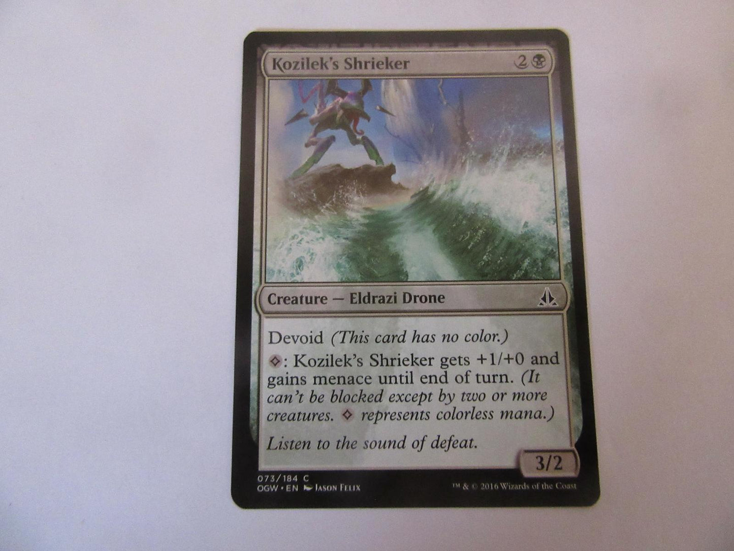 Kozilek's Shrieker 73 Oath of the Gatewatch NM