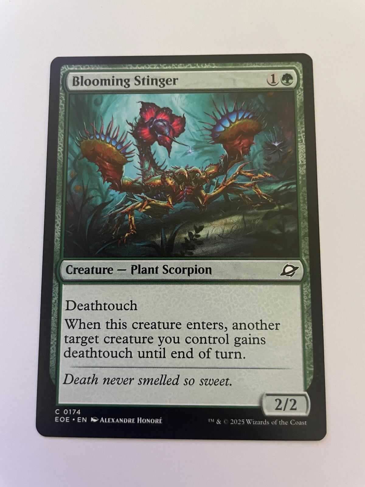 Blooming Stinger 174 Common Edge of Eternities Magic: The Gathering Near Mint