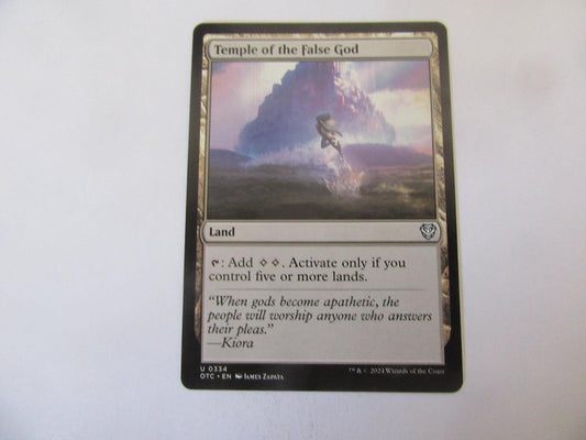 Temple of the False God 334 Commander: Outlaws of Thunder Junction NM