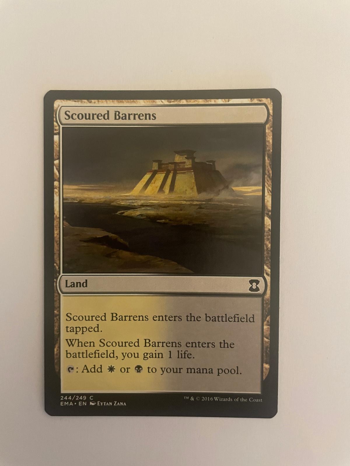 Scoured Barrens 244 Eternal Masters EMA NM