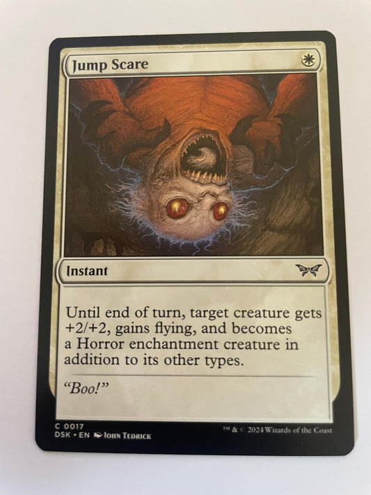 Jump Scare 17 Common Duskmourn: House of Horror Magic: The Gathering Near Mint
