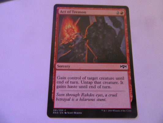 Act of Treason 91 The List Reprints NM