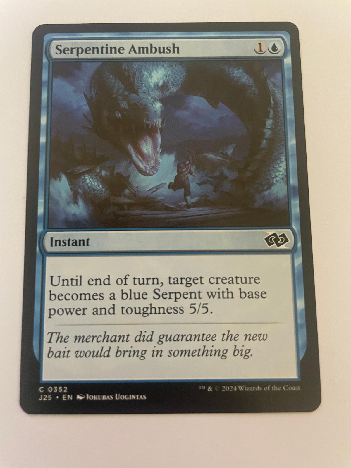 Serpentine Ambush 352 Common Foundations Jumpstart Magic: The Gathering NM