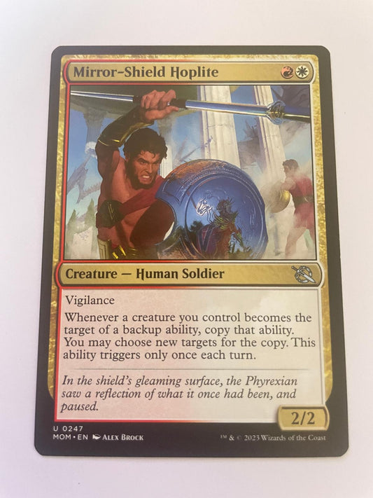 Mirror-Shield Hoplite 247 Uncommon March of the Machine Magic: The Gathering NM