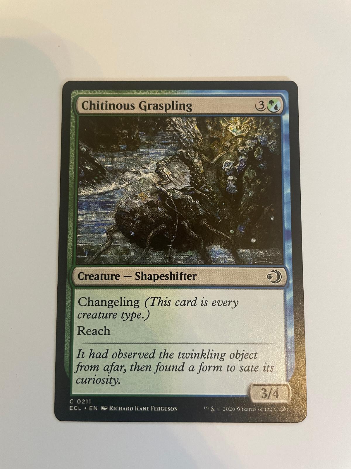 Chitinous Graspling 211 Lorwyn Eclipsed ECL NM