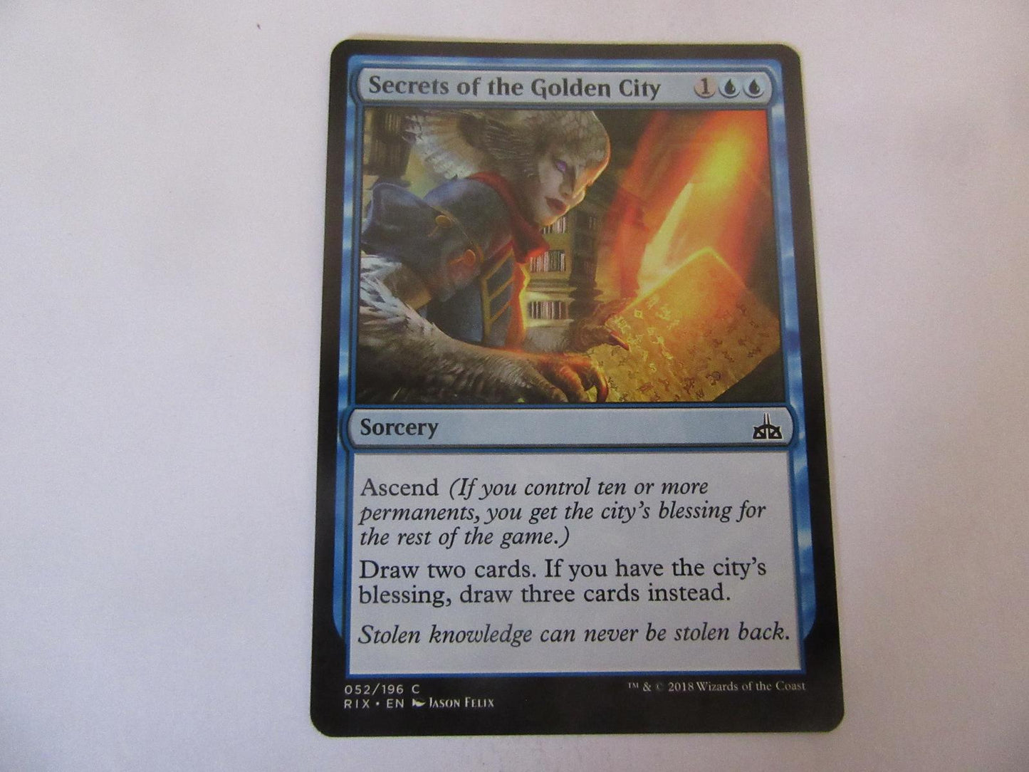 Secrets of the Golden City 52 Rivals of Ixalan NM