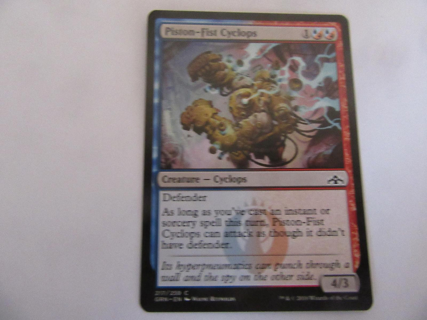 Piston-Fist Cyclops 217 Guilds of Ravnica NM