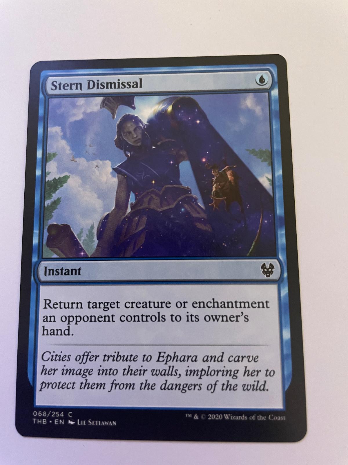 Stern Dismissal 68 Common Theros Beyond Death Magic: The Gathering Near Mint