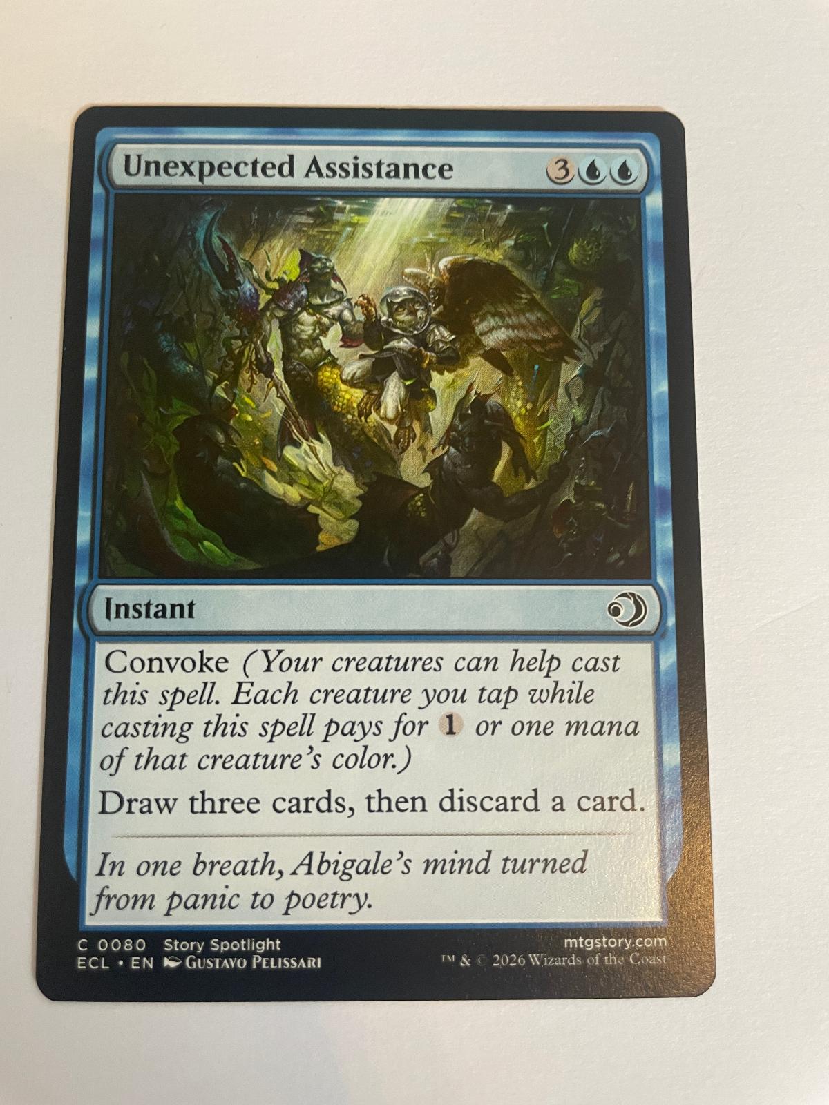 Unexpected Assistance 80 Lorwyn Eclipsed ECL NM