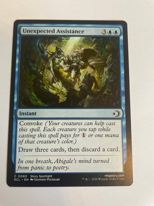 Unexpected Assistance 80 Lorwyn Eclipsed ECL NM