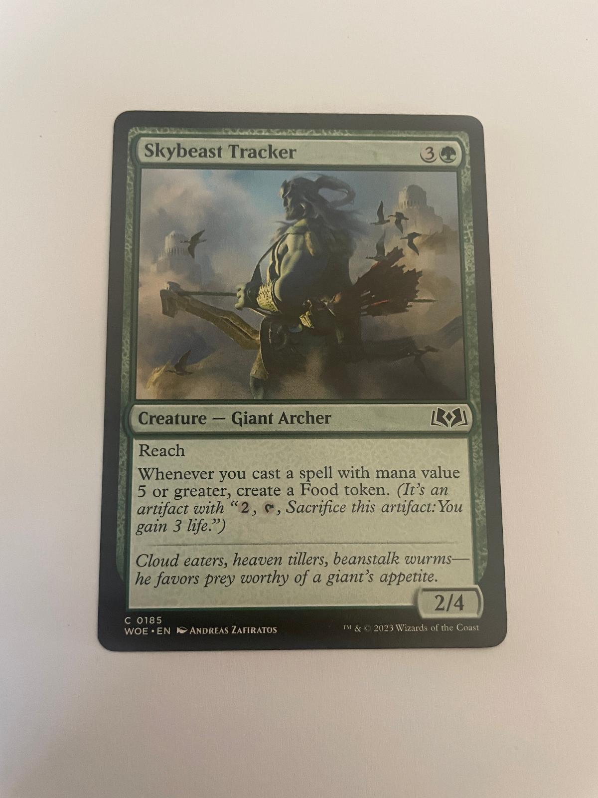 Skybeast Tracker 185 Wilds of Eldraine WOE NM