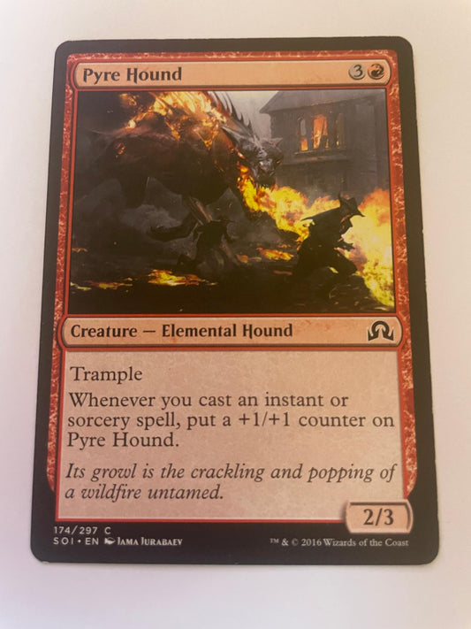 Pyre Hound 174 Common Shadows over Innistrad Magic: The Gathering Near Mint