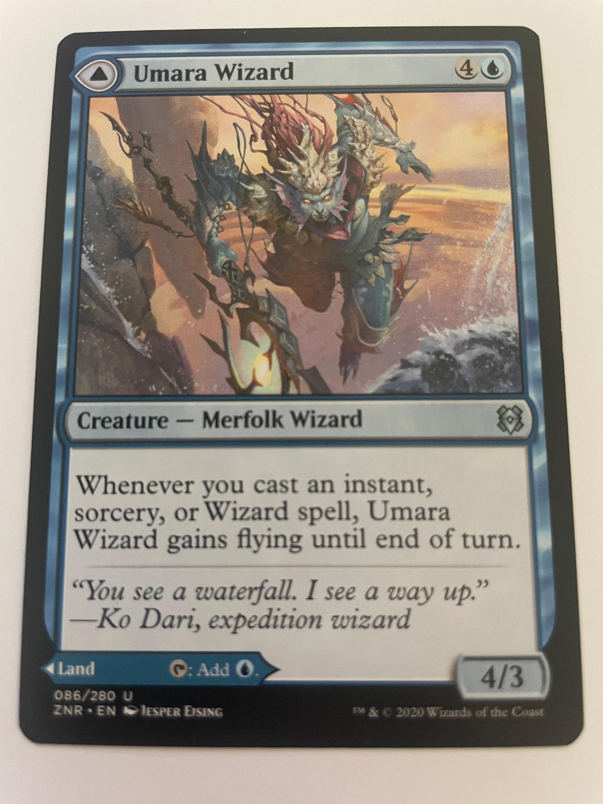 Umara Wizard 86 Uncommon Zendikar Rising Magic: The Gathering Near Mint