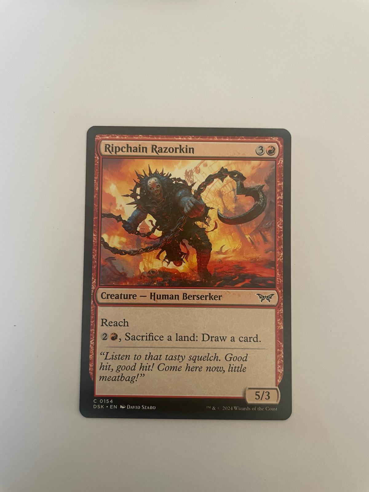 Ripchain Razorkin 154 Duskmourn: House of Horror DSK NM