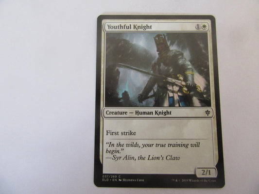 Youthful Knight 37 Throne of Eldraine NM