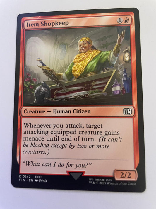 Item Shopkeep 142 Common FINAL FANTASY Magic: The Gathering Near Mint