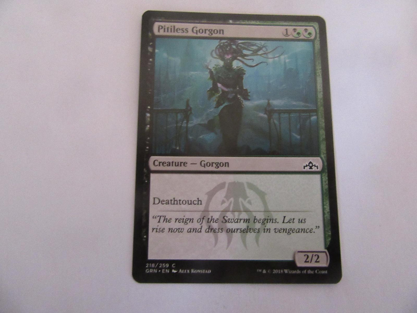 Pitiless Gorgon 218 Guilds of Ravnica NM
