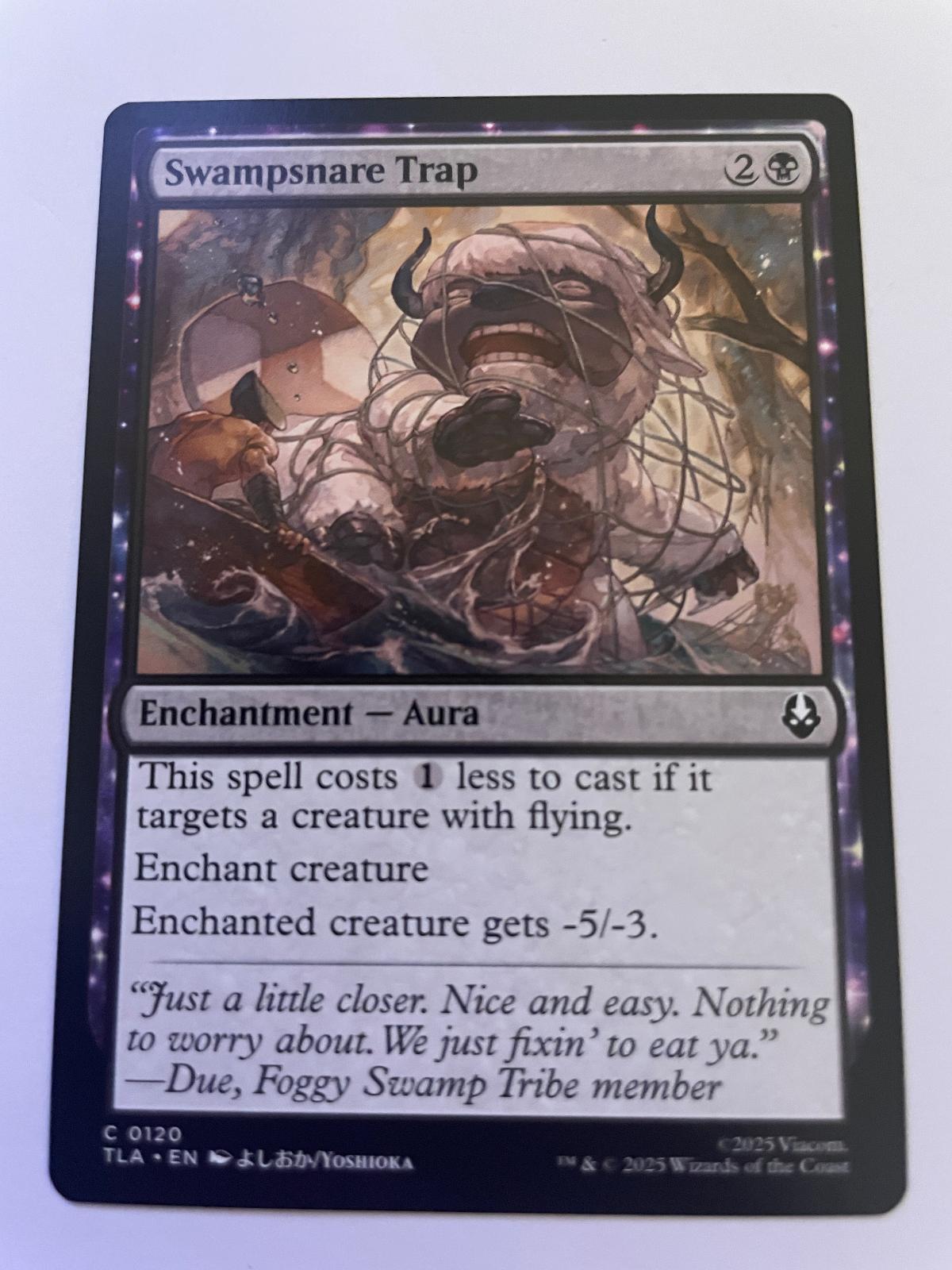 Swampsnare Trap 120 Common Avatar: The Last Airbender Magic: The Gathering NM