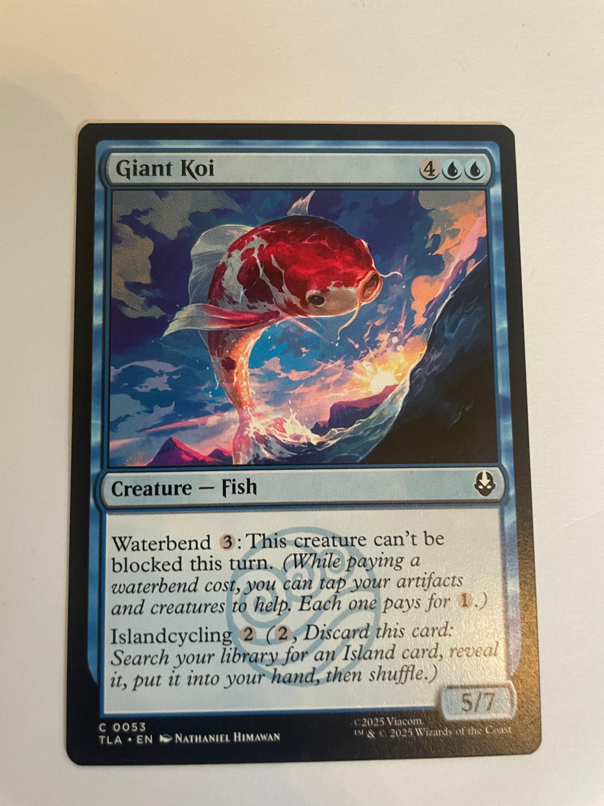 Giant Koi 53 Avatar: The Last Airbender NM