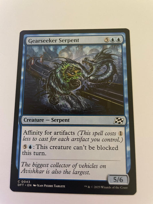 Gearseeker Serpent 43 Common Aetherdrift Magic: The Gathering Near Mint